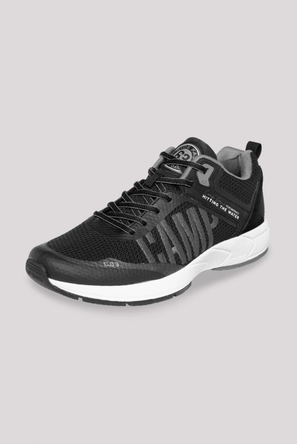 Premium Sneaker im Strick-Design black