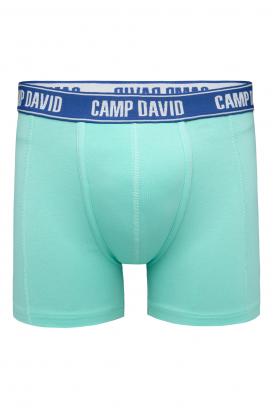 CAMP DAVID & SOCCX | Boxershorts mit Logo-Bund cool mint