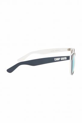 CAMP DAVID & SOCCX | Sonnenbrille mit Vollrandfassung blue / white