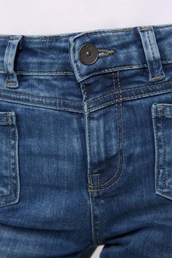 Jeans MA:LU mit Taschen-Detail