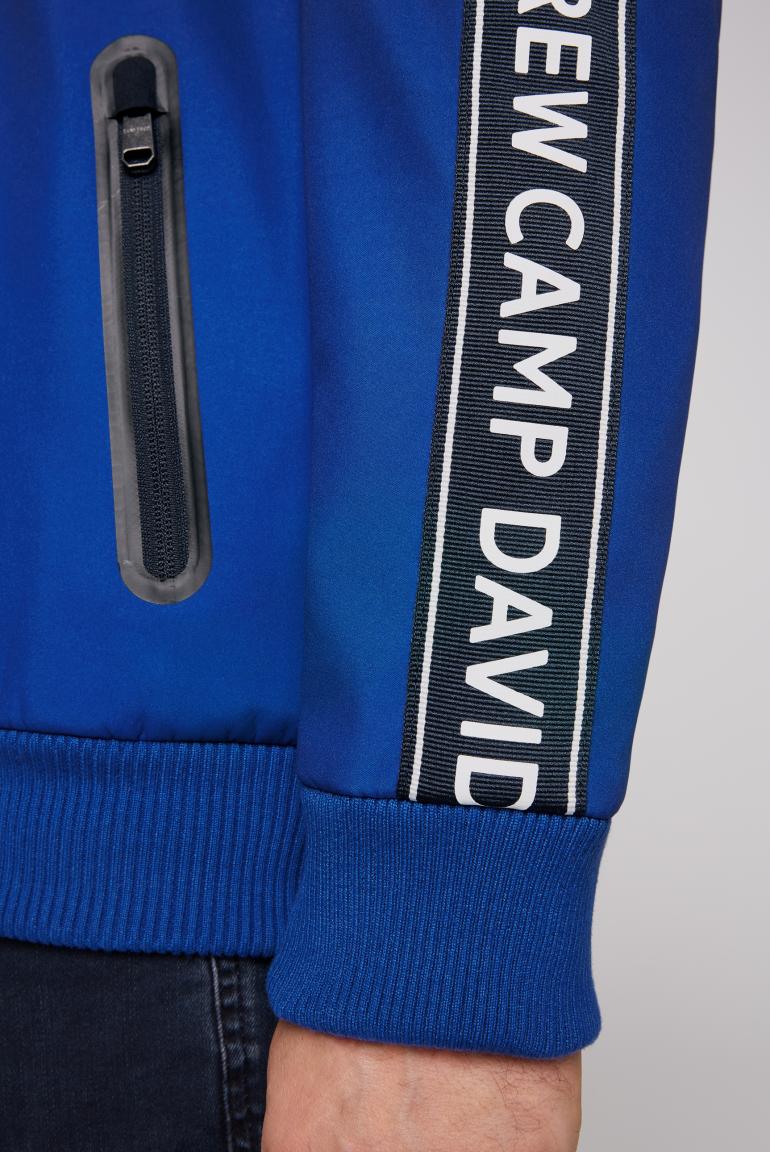 CAMP DAVID & SOCCX | Softshelljacke mit Dip-Dye-Effekt blue navy